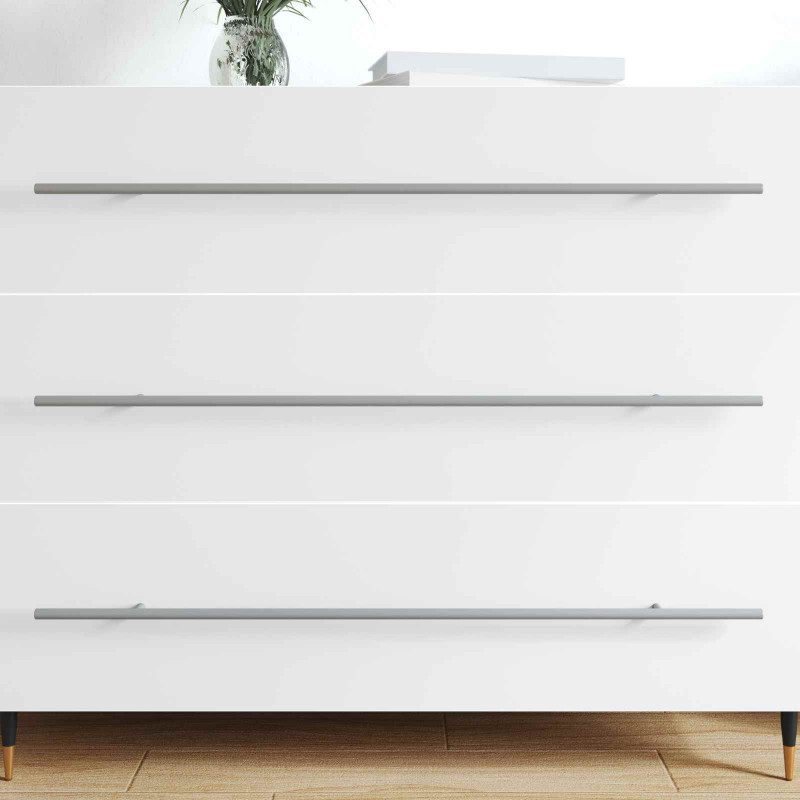 Uchwyt do szafki 2 pcs Srebrny 800 mm Stal nierdzewna