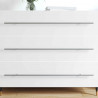 Uchwyt do szafki 2 pcs Srebrny 800 mm Stal nierdzewna