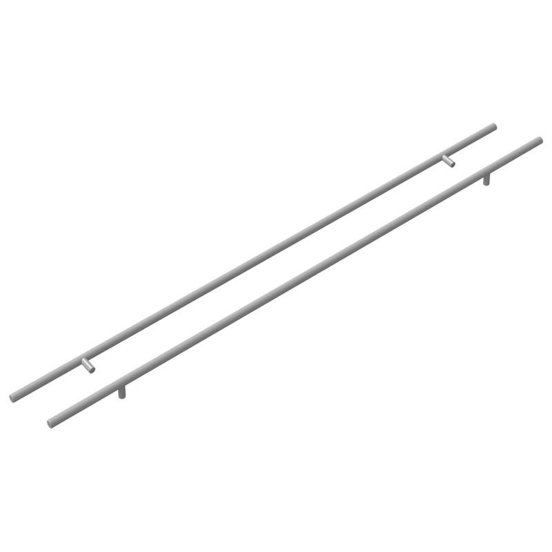 Uchwyt do szafki 2 pcs Srebrny 900 mm Stal nierdzewna