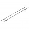 Uchwyt do szafki 2 pcs Srebrny 900 mm Stal nierdzewna