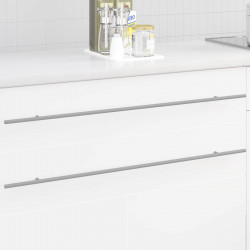 Uchwyt do szafki 12 pcs Srebrny 900 mm Stal nierdzewna