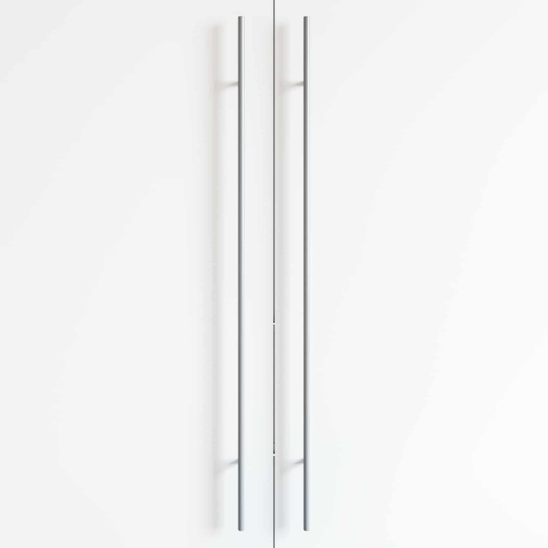 Uchwyt do szafki 12 pcs Srebrny 900 mm Stal nierdzewna