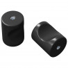 Gałka meblowa 2 pcs Czarny 18 x 23 mm Żelazo