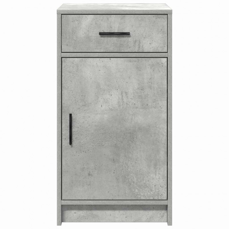 Bufet Betonowy szary 40 x 40.5 x 75 cm Materiał drewnopochodny