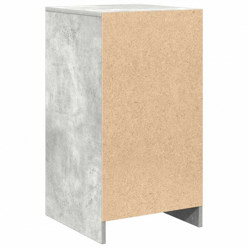 Bufet Betonowy szary 40 x 40.5 x 75 cm Materiał drewnopochodny