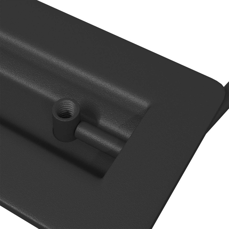 Uchwyty do szafek 12 pcs Czarny 85 x 45 mm Metal