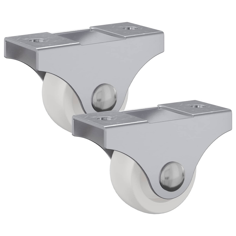 Wózek 2 pcs Biały 42 x 11,5 x 29 mm Żelazo