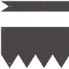 Krawężnik do trawnika 50 pcs Czarny 100 x 0.05 x 20 cm