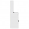 Highboard Biały 40 x 40,5 x 135 cm Materiał drewnopochodny