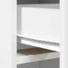 Highboard Biały 40 x 40,5 x 135 cm Materiał drewnopochodny