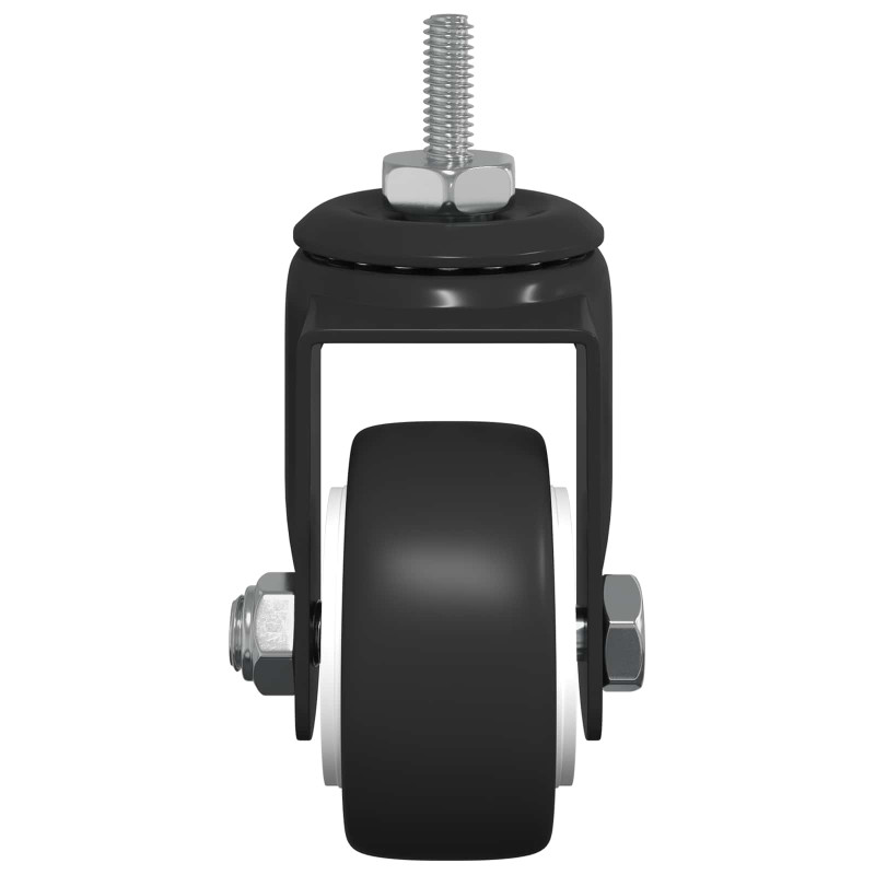 Obrotowe kółko 12 pcs Czarny 40,4 x 40,4 x 19,7 mm