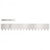 Krawężnik do trawnika 10 pcs Srebrny 100 x 0.05 x 20 cm