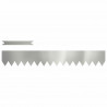 Krawężnik do trawnika 10 pcs Srebrny 100 x 0.05 x 20 cm