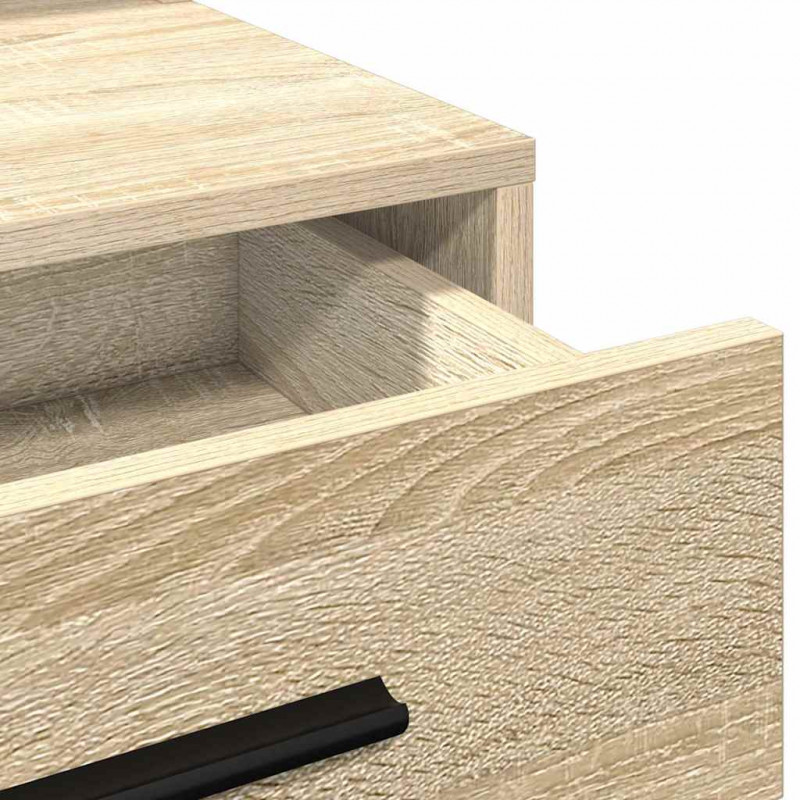 Toaletka Dąb Sonoma 79 x 41 x 135 cm Materiał drewnopochodny