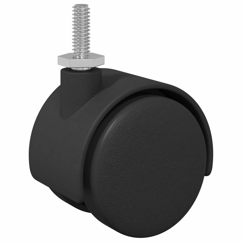Kółka 12 pcs Czarny 40,1 x 37,8 mm PP i żelazo
