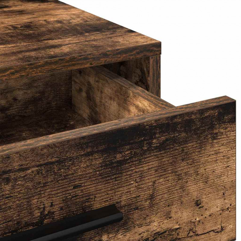 Toaletka Dąb wędzony 79 x 41 x 135 cm Materiał drewnopochodny