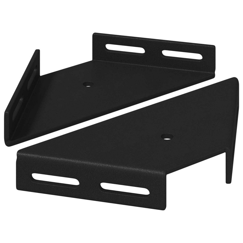 Uchwyt narożny 2 pcs Czarny 138,5 x 50,5 x 16 mm Żelazo