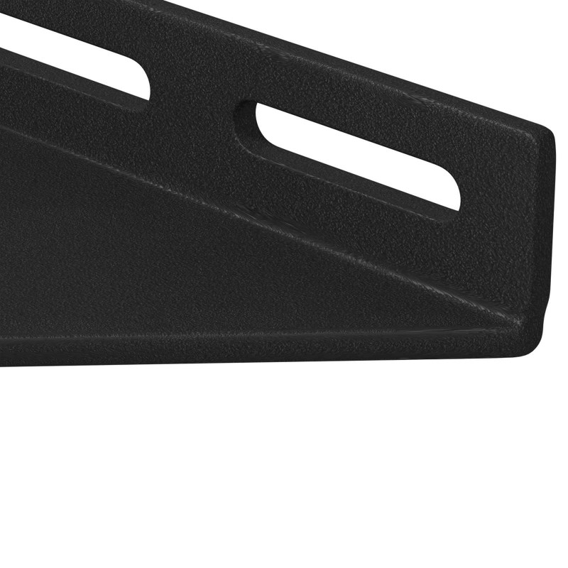 Uchwyt narożny 2 pcs Czarny 138,5 x 50,5 x 16 mm Żelazo