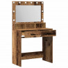 Toaletka Stare drewno 79 x 41 x 135 cm Materiał drewnopochodny
