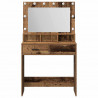 Toaletka Stare drewno 79 x 41 x 135 cm Materiał drewnopochodny