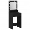 Toaletka Czarny Dąb 50 x 41 x 135 cm Materiał drewnopochodny