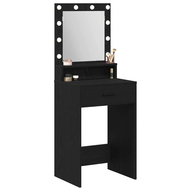 Toaletka Czarny Dąb 50 x 41 x 135 cm Materiał drewnopochodny