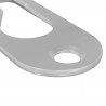 Wieszak na otwór 12 pcs Srebrny 45 x 16 x 3.5 mm Żelazo