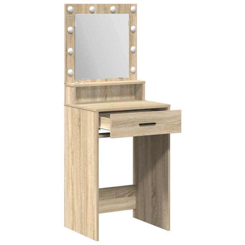 Toaletka Dąb Sonoma 50 x 41 x 135 cm Materiał drewnopochodny