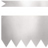 Krawężnik do trawnika 10 pcs Srebrny 100 x 0.05 x 20 cm