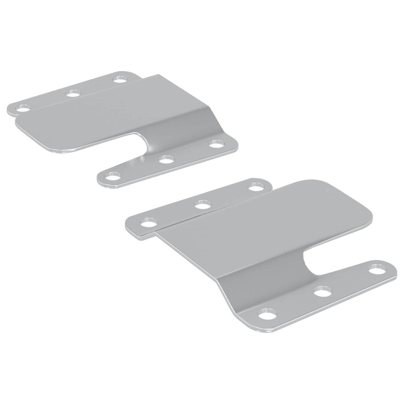Uchwyt montażowy natynkowy 2 pcs Srebrny 75 x 66 x 1,4 mm Stal