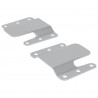 Uchwyt montażowy natynkowy 2 pcs Srebrny 75 x 66 x 1,4 mm Stal