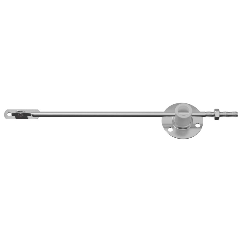 Zawias wspierający pokrywę 12 pcs Srebrny 194 x 36 x 18 mm