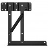Mechanizm podnoszenia łóżka 2 pcs Czarny 340 x 95 x 40 mm