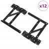 Mechanizm podnoszenia łóżka 12 pcs Czarny 340 x 95 x 40 mm