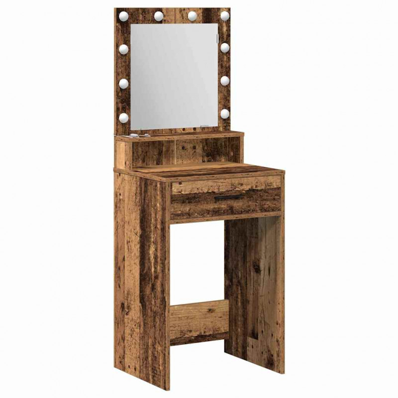 Toaletka Stare drewno 50 x 41 x 135 cm Materiał drewnopochodny