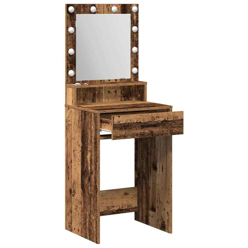 Toaletka Stare drewno 50 x 41 x 135 cm Materiał drewnopochodny