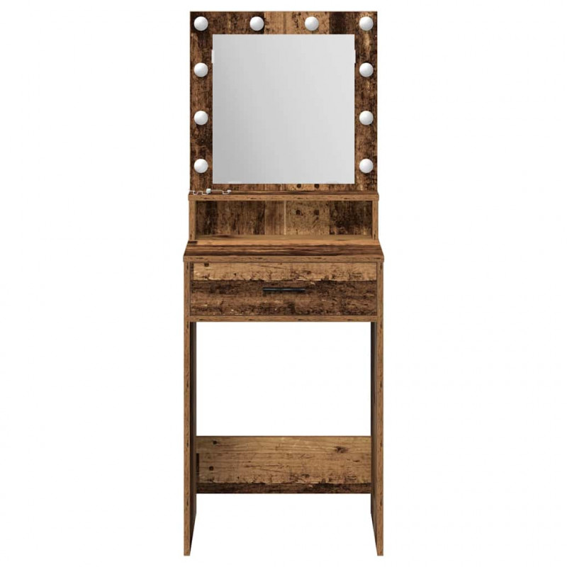 Toaletka Stare drewno 50 x 41 x 135 cm Materiał drewnopochodny