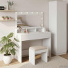 Toaletka Biały 100 x 41 x 135 cm Materiał drewnopochodny