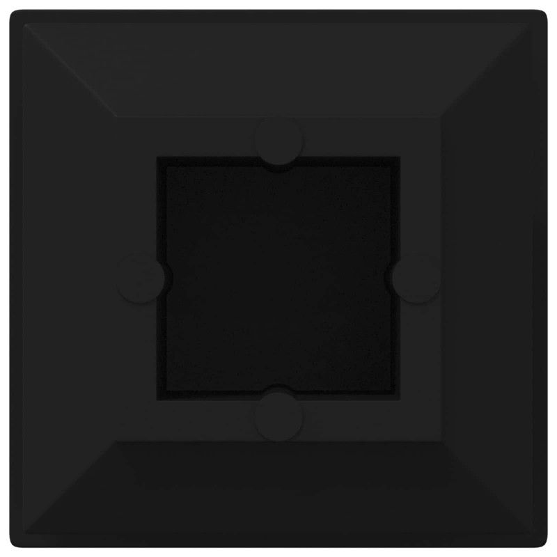 Zaślepki Końcowe 2 pcs Czarny 15 x 15 x 15 mm PP