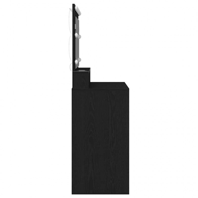 Toaletka Czarny Dąb 100 x 41 x 135 cm Materiał drewnopochodny