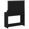 Toaletka Czarny Dąb 100 x 41 x 135 cm Materiał drewnopochodny