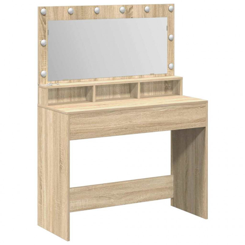 Toaletka Dąb Sonoma 100 x 41 x 135 cm Materiał drewnopochodny