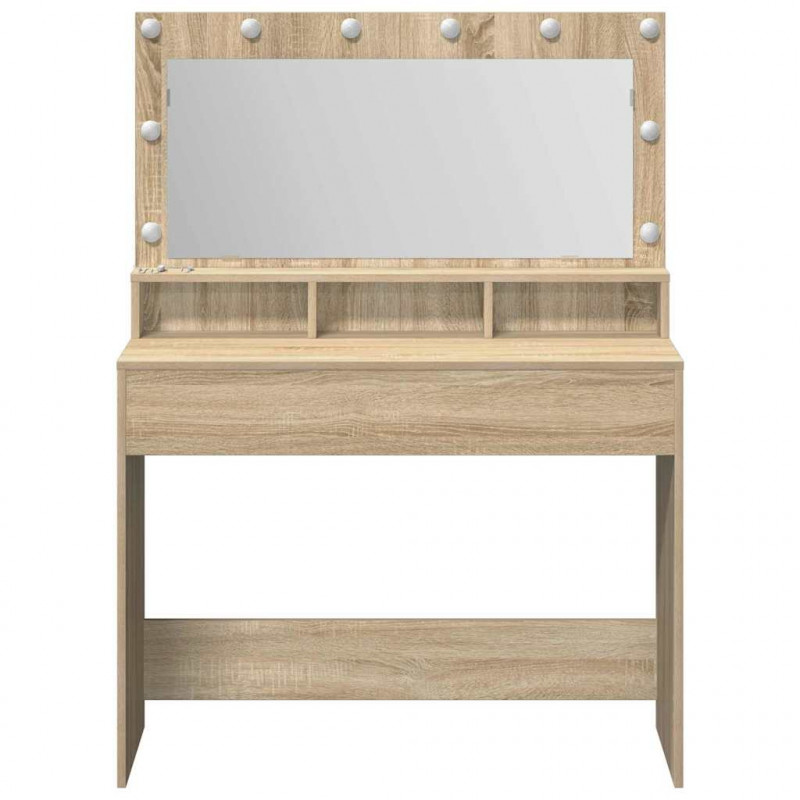 Toaletka Dąb Sonoma 100 x 41 x 135 cm Materiał drewnopochodny
