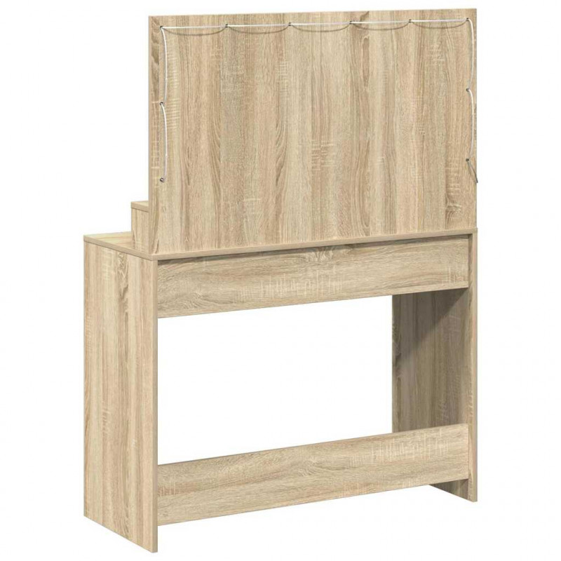 Toaletka Dąb Sonoma 100 x 41 x 135 cm Materiał drewnopochodny