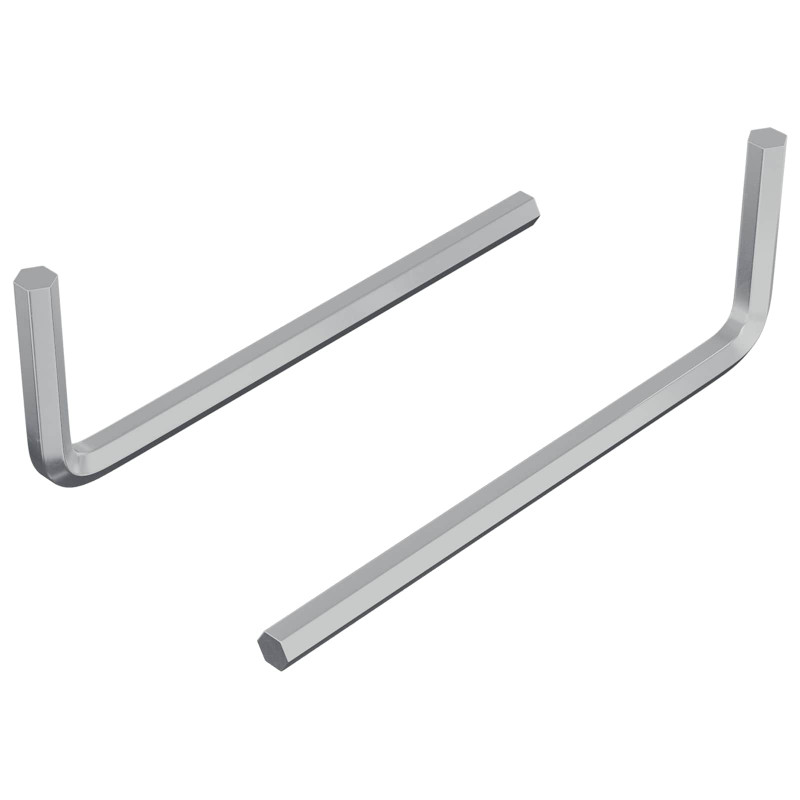 Klucz Szesnastokątny 2 pcs Srebrny 32 x 86 mm Stal