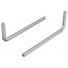 Klucz Szesnastokątny 2 pcs Srebrny 32 x 86 mm Stal