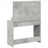 Toaletka z półką Z lustrem Betonowy szary 100 x 41 x 135 cm