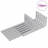 Klucz Szesnastokątny 12 pcs Srebrny 32 x 86 mm Stal