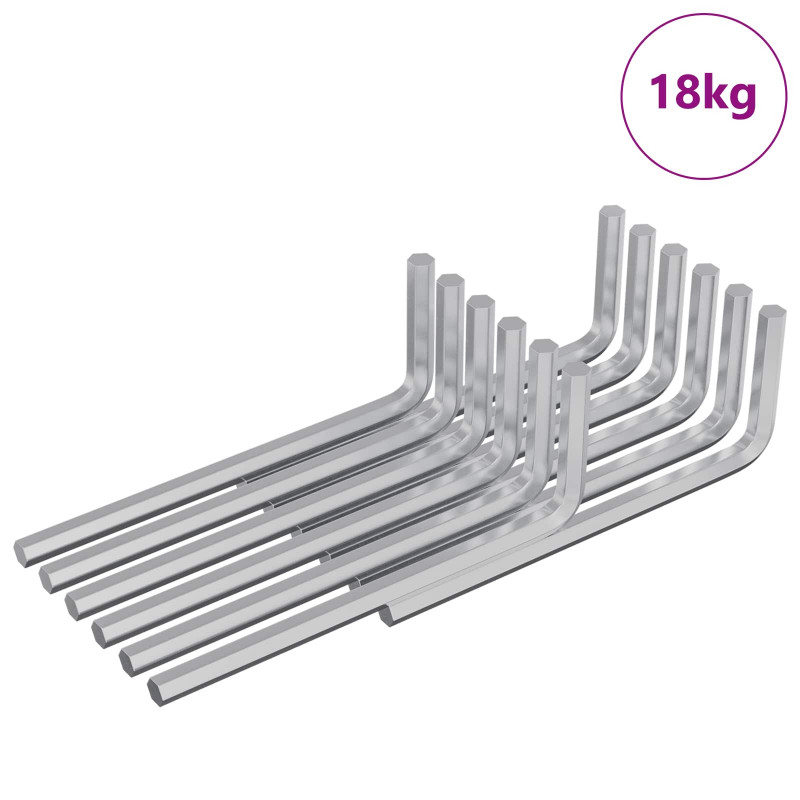 Klucz Szesnastokątny 4675 pcs Srebrny 32 x 86 mm Stal