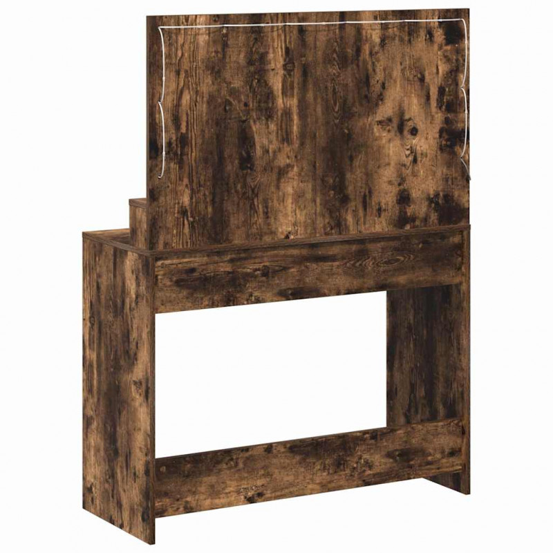 Toaletka Dąb wędzony 100 x 41 x 135 cm Materiał drewnopochodny